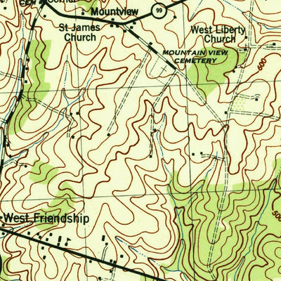 United States Geological Survey Sykesville, MD (1944, 31680-Scale) digital map