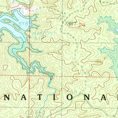 United States Geological Survey Sylacauga East, AL (1987, 24000-Scale) digital map