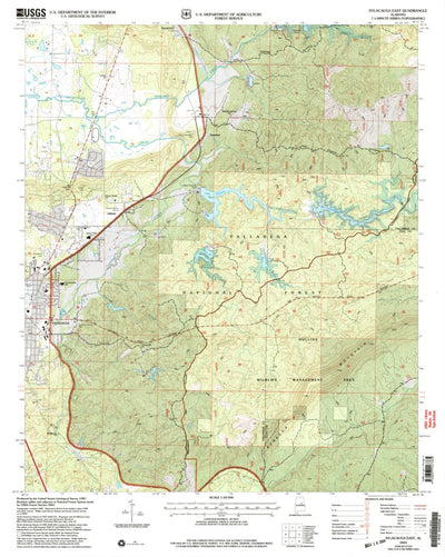 United States Geological Survey Sylacauga East, AL (2001, 24000-Scale) digital map