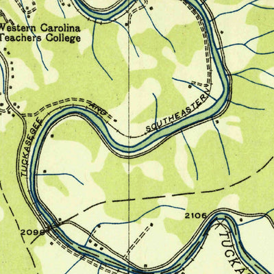 United States Geological Survey Sylva South, NC (1935, 24000-Scale) digital map
