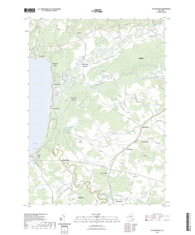 United States Geological Survey Sylvan Beach, NY (2023, 24000-Scale) digital map