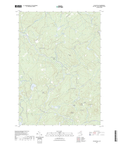 United States Geological Survey Sylvan Falls, NY (2023, 24000-Scale) digital map