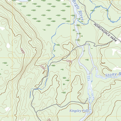 United States Geological Survey Sylvan Falls, NY (2023, 24000-Scale) digital map