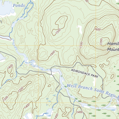 United States Geological Survey Sylvan Falls, NY (2023, 24000-Scale) digital map