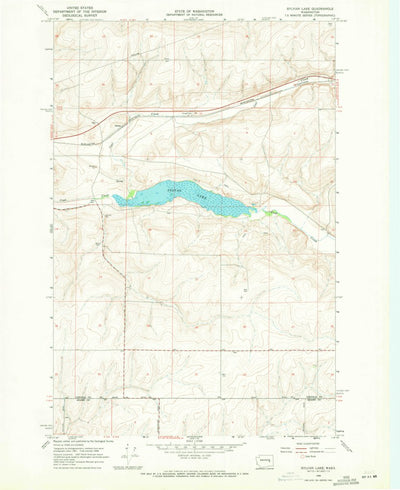 United States Geological Survey Sylvan Lake, WA (1968, 24000-Scale) digital map