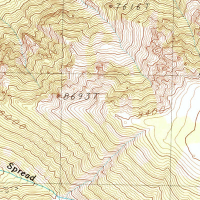 United States Geological Survey Sylvan Peak, MT (1986, 24000-Scale) digital map