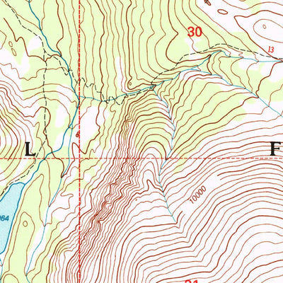 United States Geological Survey Sylvan Peak, MT (1996, 24000-Scale) digital map