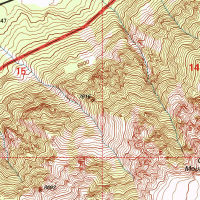 United States Geological Survey Sylvan Peak, MT (1996, 24000-Scale) digital map