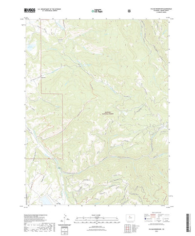 United States Geological Survey Sylvan Reservoir, CO (2022, 24000-Scale) digital map