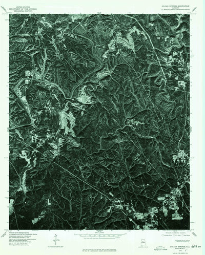 United States Geological Survey Sylvan Springs, AL (1975, 24000-Scale) digital map