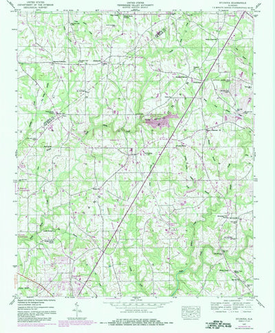 United States Geological Survey Sylvania, AL (1947, 24000-Scale) digital map