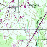 United States Geological Survey Sylvania, AL (1947, 24000-Scale) digital map