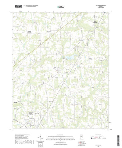 United States Geological Survey Sylvania, AL (2020, 24000-Scale) digital map