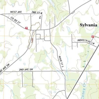 United States Geological Survey Sylvania, AL (2020, 24000-Scale) digital map