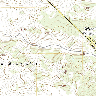 United States Geological Survey Sylvania Canyon, CA (2021, 24000-Scale) digital map