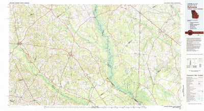 United States Geological Survey Sylvania, GA-SC (1981, 100000-Scale) digital map