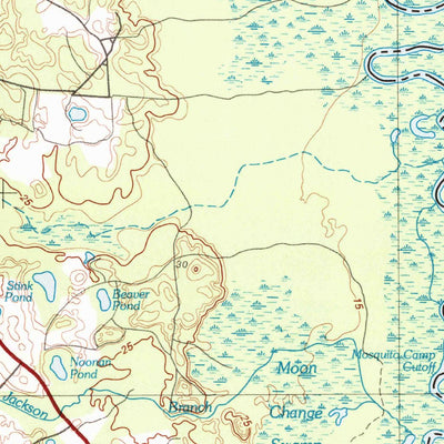United States Geological Survey Sylvania, GA-SC (1981, 100000-Scale) digital map