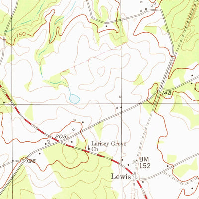 United States Geological Survey Sylvania North, GA (1978, 24000-Scale) digital map