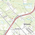 United States Geological Survey Sylvania North, GA (2020, 24000-Scale) digital map