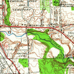United States Geological Survey Sylvania, OH-MI (1951, 24000-Scale) digital map