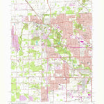 United States Geological Survey Sylvania, OH-MI (1965, 24000-Scale) digital map
