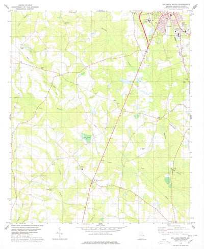 United States Geological Survey Sylvania South, GA (1978, 24000-Scale) digital map