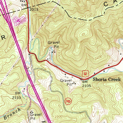 United States Geological Survey Sylvatus, VA (1965, 24000-Scale) digital map
