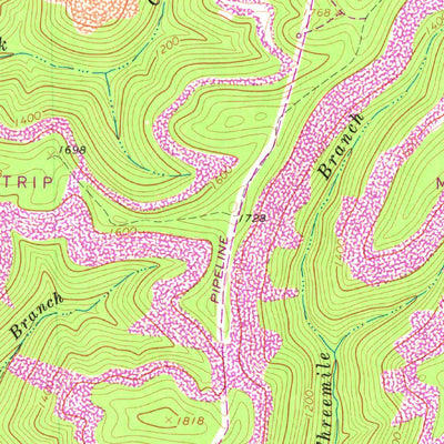 United States Geological Survey Sylvester, WV (1965, 24000-Scale) digital map