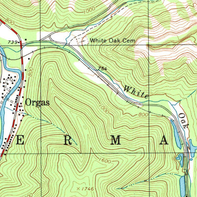 United States Geological Survey Sylvester, WV (1996, 24000-Scale) digital map