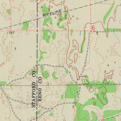 United States Geological Survey Sylvia, KS (1971, 24000-Scale) digital map