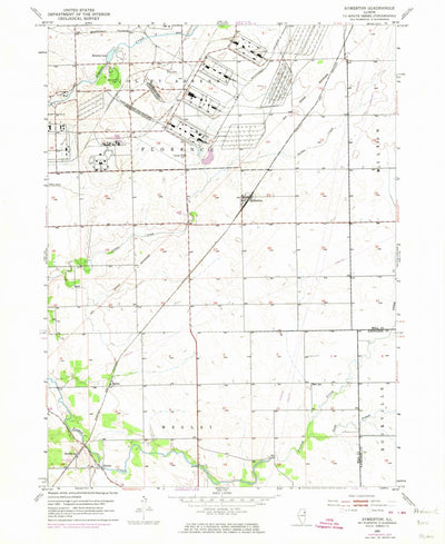 United States Geological Survey Symerton, IL (1953, 24000-Scale) digital map