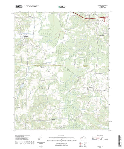 United States Geological Survey Symsonia, KY (2022, 24000-Scale) digital map