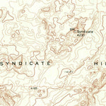 United States Geological Survey Syndicate Hills, TX (1971, 24000-Scale) digital map