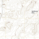 United States Geological Survey Syndicate Hills, TX (2022, 24000-Scale) digital map