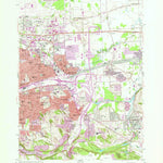 United States Geological Survey Syracuse East, NY (1957, 24000-Scale) digital map