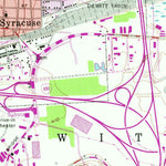 United States Geological Survey Syracuse East, NY (1957, 24000-Scale) digital map