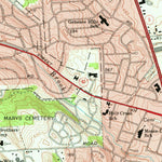 United States Geological Survey Syracuse East, NY (1977, 24000-Scale) digital map