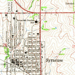 United States Geological Survey Syracuse, NE (1966, 24000-Scale) digital map