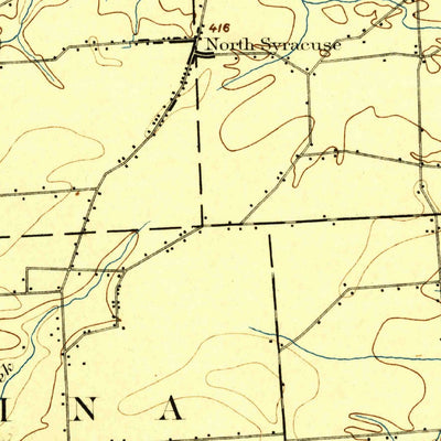 United States Geological Survey Syracuse, NY (1895, 62500-Scale) digital map