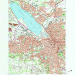 United States Geological Survey Syracuse West, NY (1973, 24000-Scale) digital map