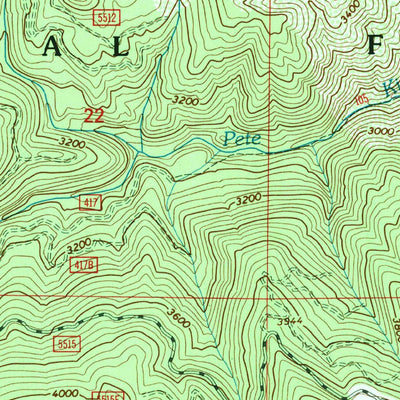 United States Geological Survey Syringa, ID (1994, 24000-Scale) digital map