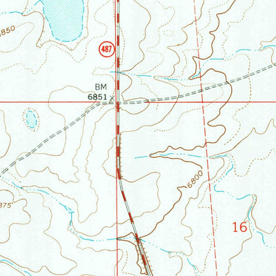 United States Geological Survey T B Ranch, WY (1961, 24000-Scale) digital map