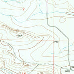 United States Geological Survey T E Ranch, WY (1953, 24000-Scale) digital map