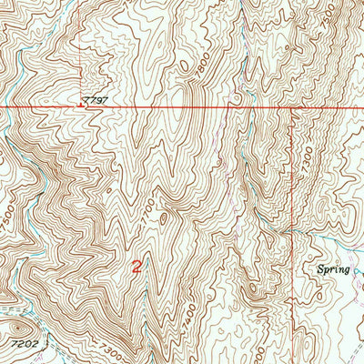 United States Geological Survey T E Ranch, WY (1953, 24000-Scale) digital map