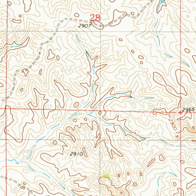 United States Geological Survey T G Creek, MT (1981, 24000-Scale) digital map