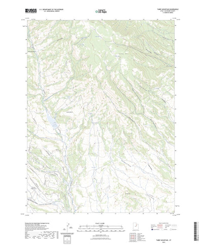 United States Geological Survey Tabby Mountain, UT (2023, 24000-Scale) digital map