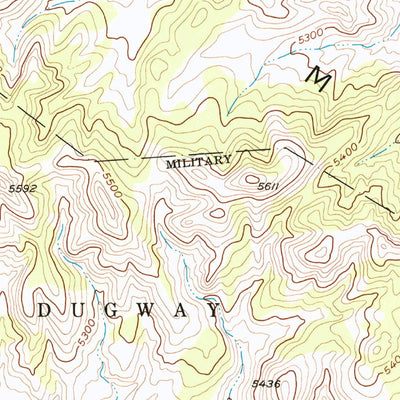 United States Geological Survey Tabbys Peak SE, UT (1993, 24000-Scale) digital map