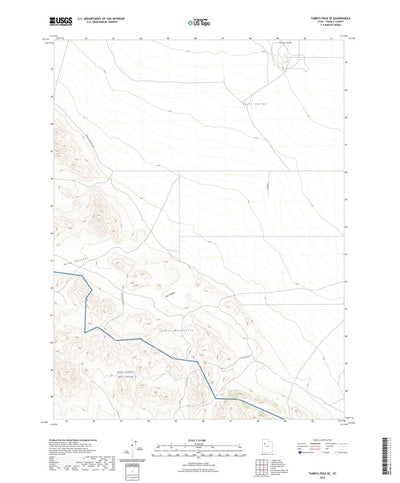 United States Geological Survey Tabbys Peak SE, UT (2023, 24000-Scale) digital map
