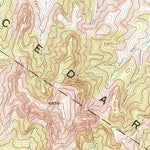 United States Geological Survey Tabbys Peak SW, UT (1955, 24000-Scale) digital map
