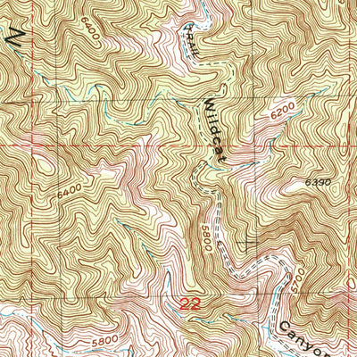 United States Geological Survey Tabbys Peak, UT (1955, 24000-Scale) digital map